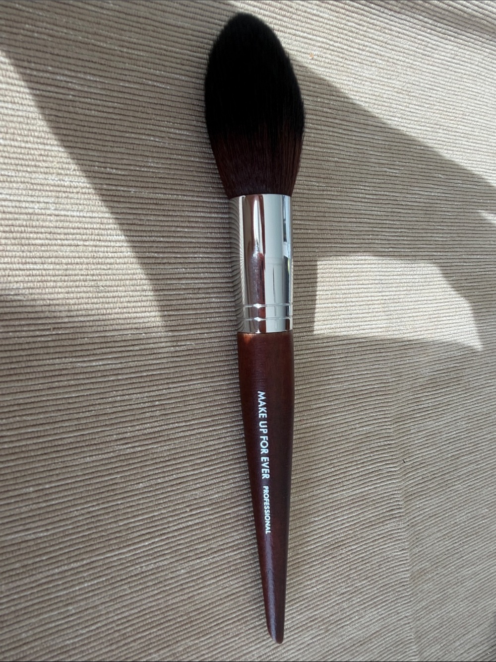 Makeup Forever Large Powder Brush in Brown & Silver